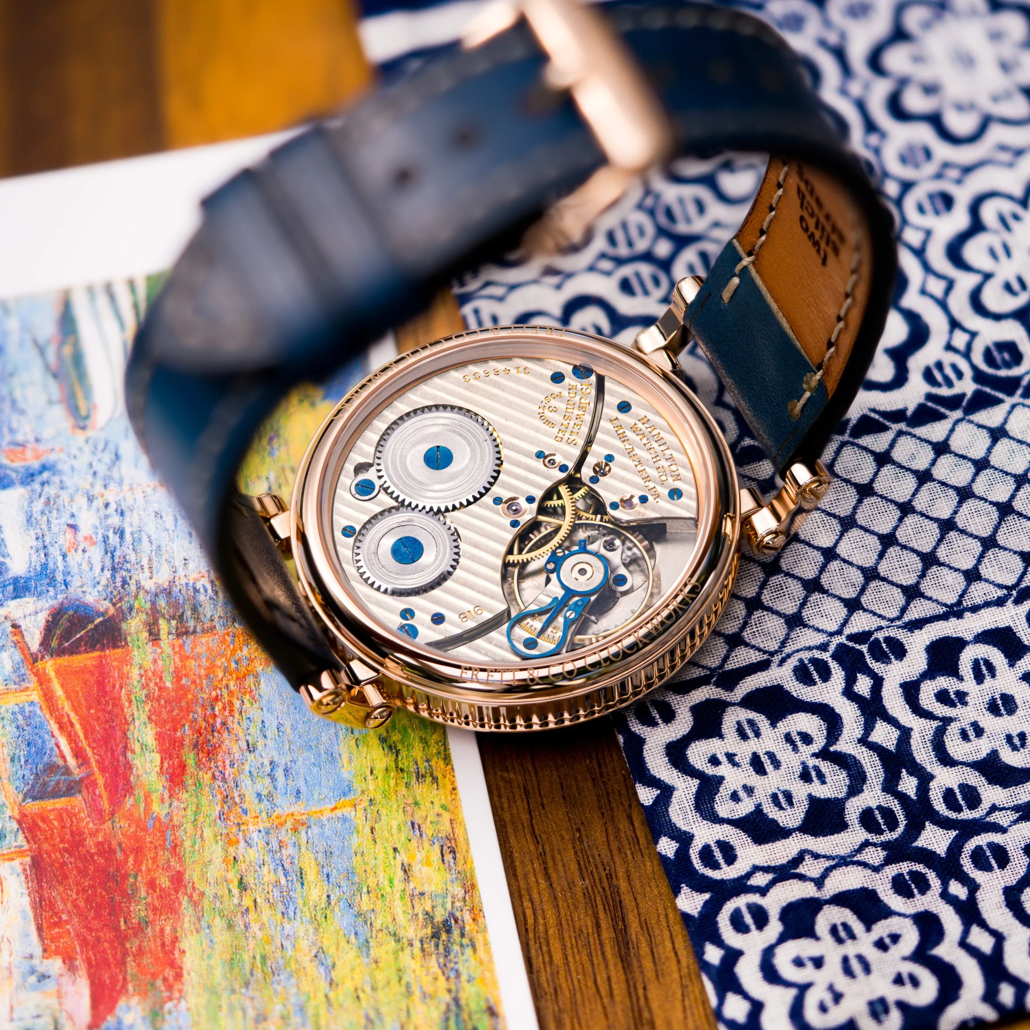 Hamilton pocket watch conversion — Frett & Co Clockworks